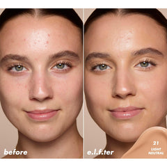 e.l.f. Soft Glam Satin Concealer under-eye application for brightening