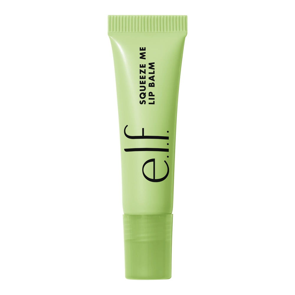 e.l.f. Squeeze Me lip balm showing sheer tint usage.