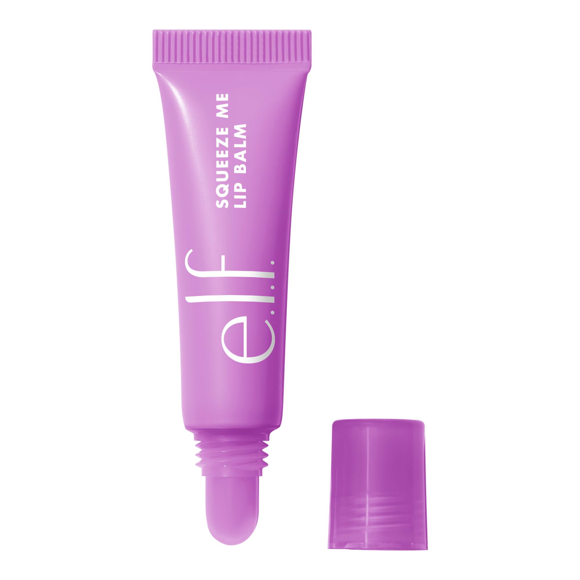 e.l.f. Squeeze Me Lip Balm tube front for on-the-go hydration and sheer color