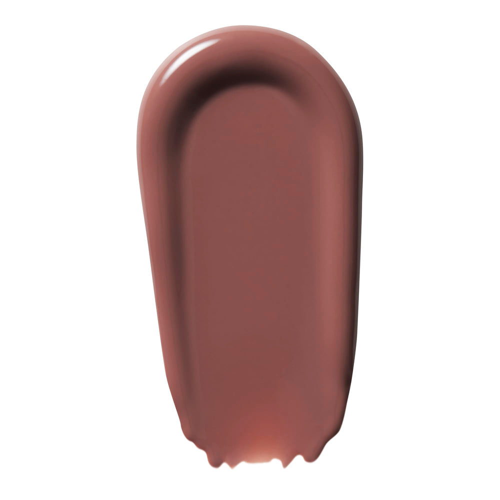 e.l.f. Sun Boss Gloss Peachy Kween close-up shows moisturizing tint and coconut scent