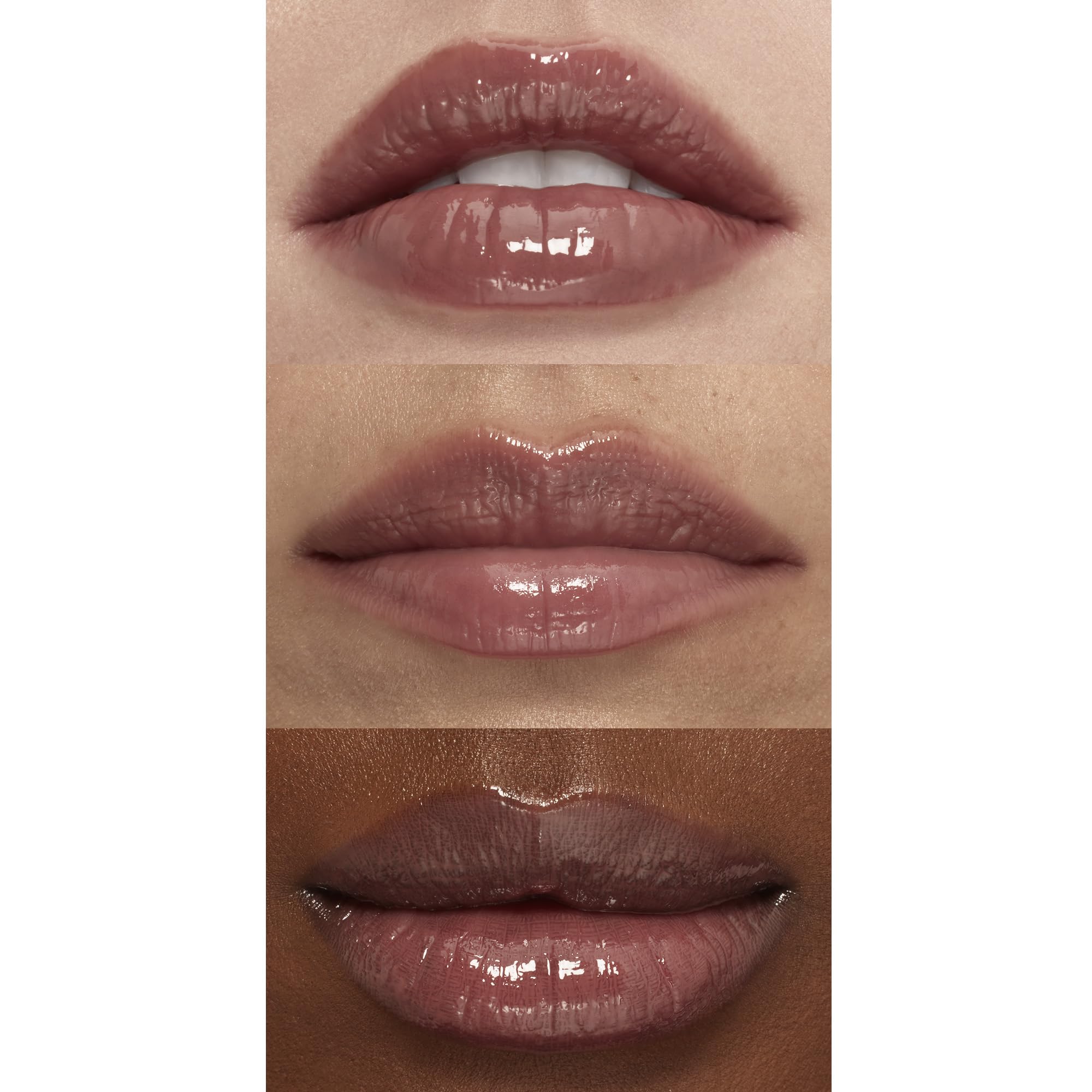 e.l.f. Sun Boss Gloss That’s My Jam close-up demonstrates buildable color and glossy shine