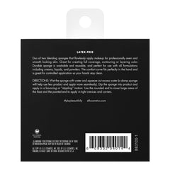 e.l.f. Total Face Sponge Duo vegan and cruelty-free for a guilt-free beauty routine.