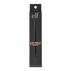e.l.f. Ultra Precise Brow Pencil closeup shows precise hair-like strokes for definition.