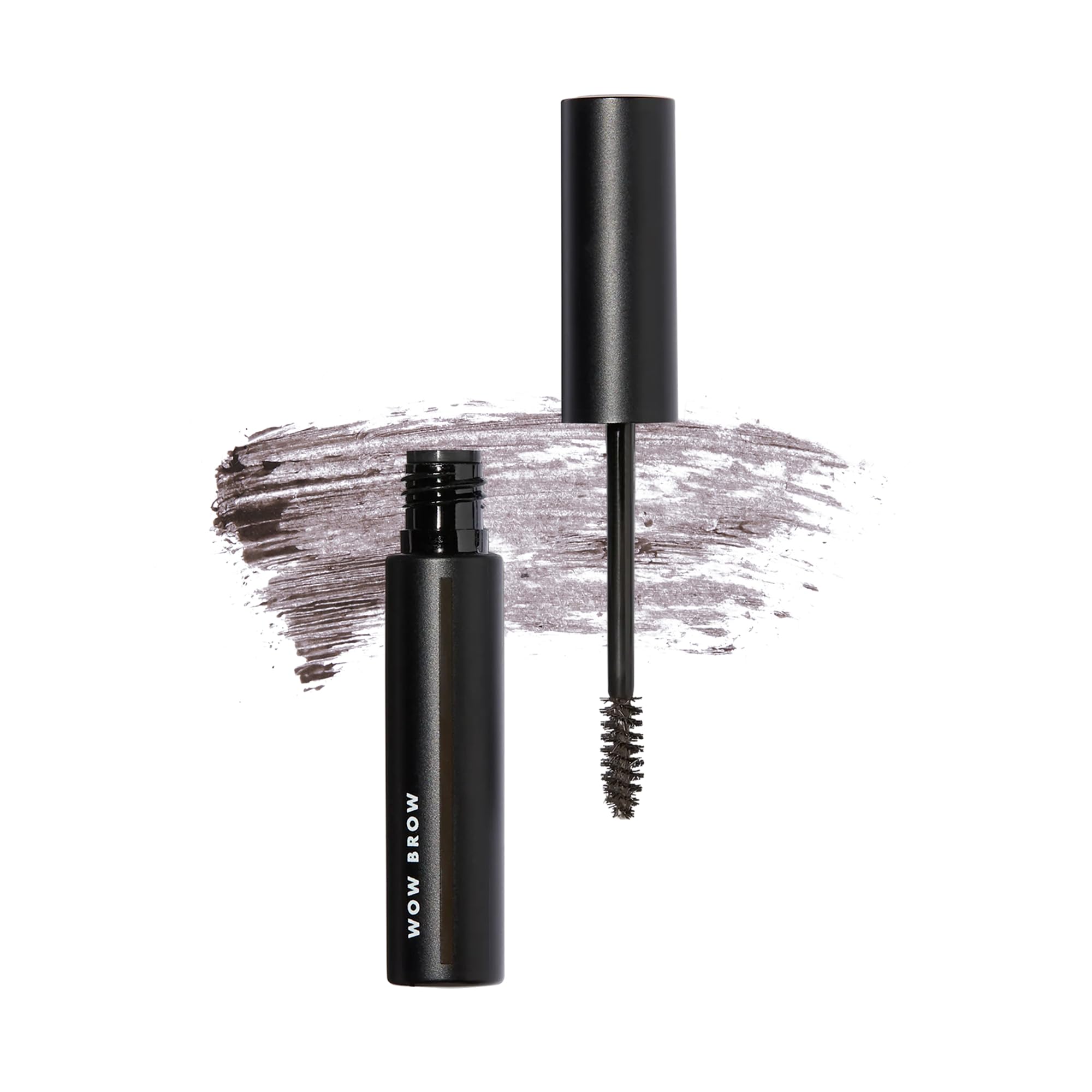 e.l.f. Wow Brow Gel shows precise brush-stroke definition for brows.