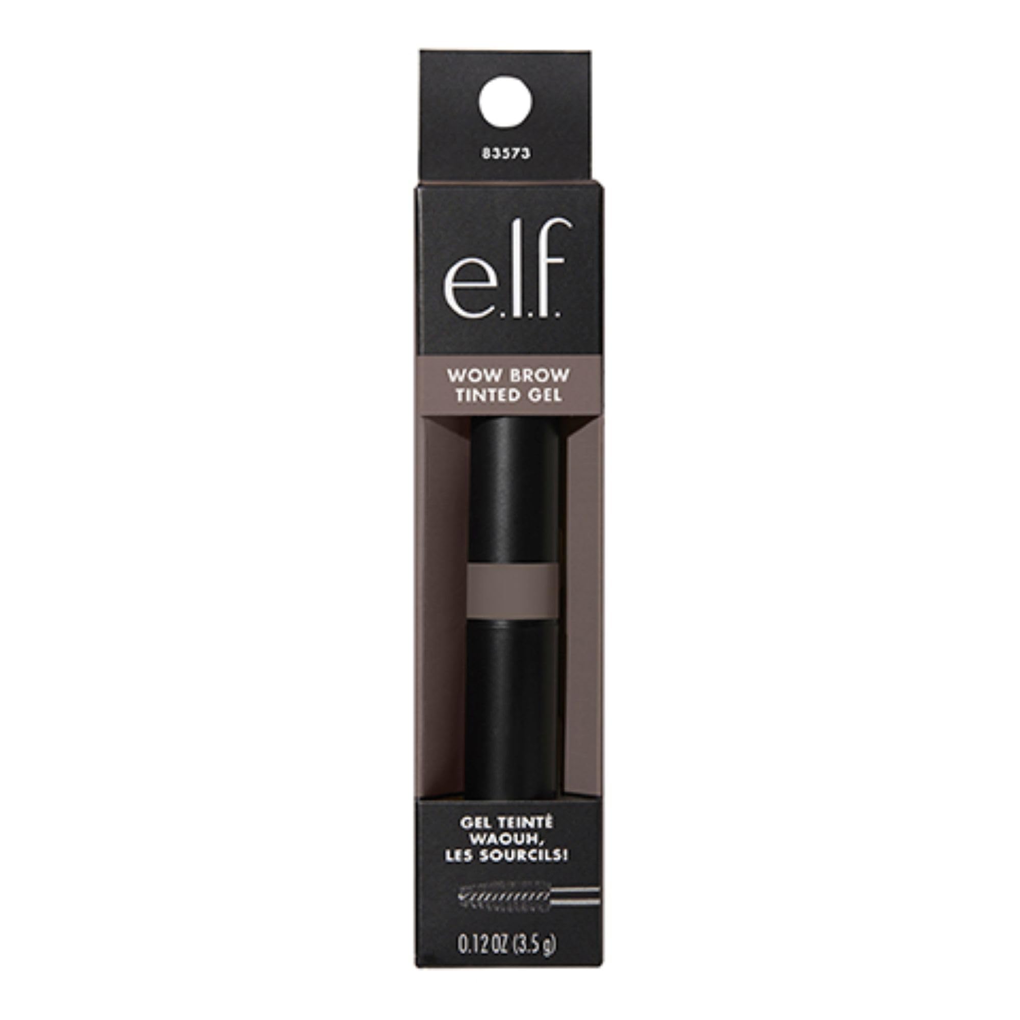 e.l.f. Wow Brow Gel with kaolin clay for long-lasting brow hold