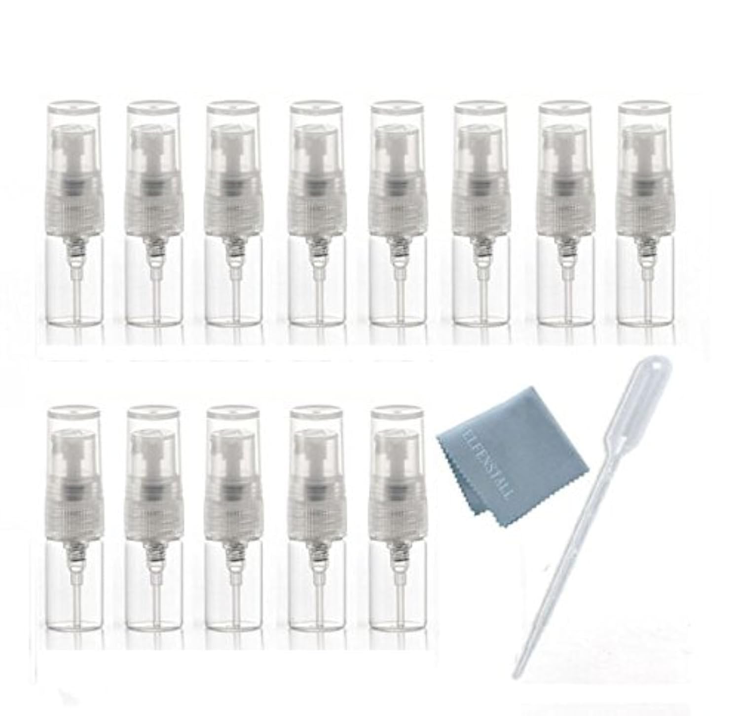 Elfenstall mini clear 2ml bottle spray for travel convenience