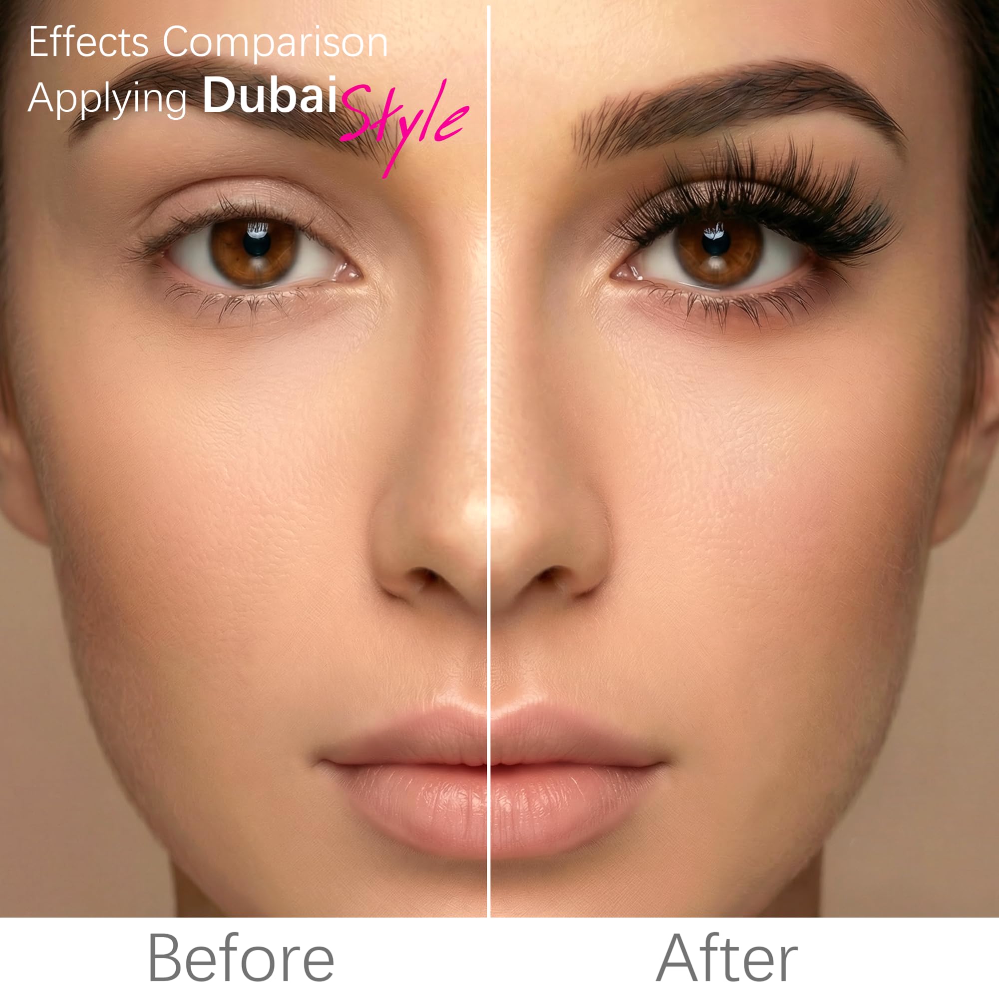 Eliace fluffy lashes for weddings, photos, and special events