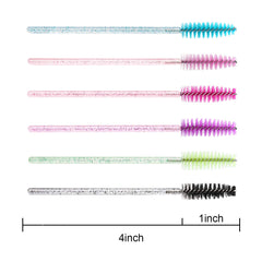 Elisel crystal multicolor eyelash brush for precise, clean lash styling.