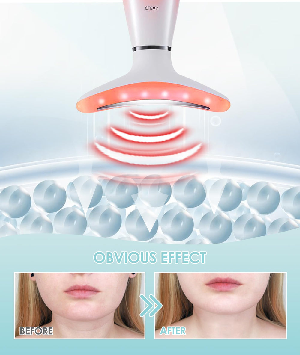 ELISHINE massager in use on the face for better absorption of skincare