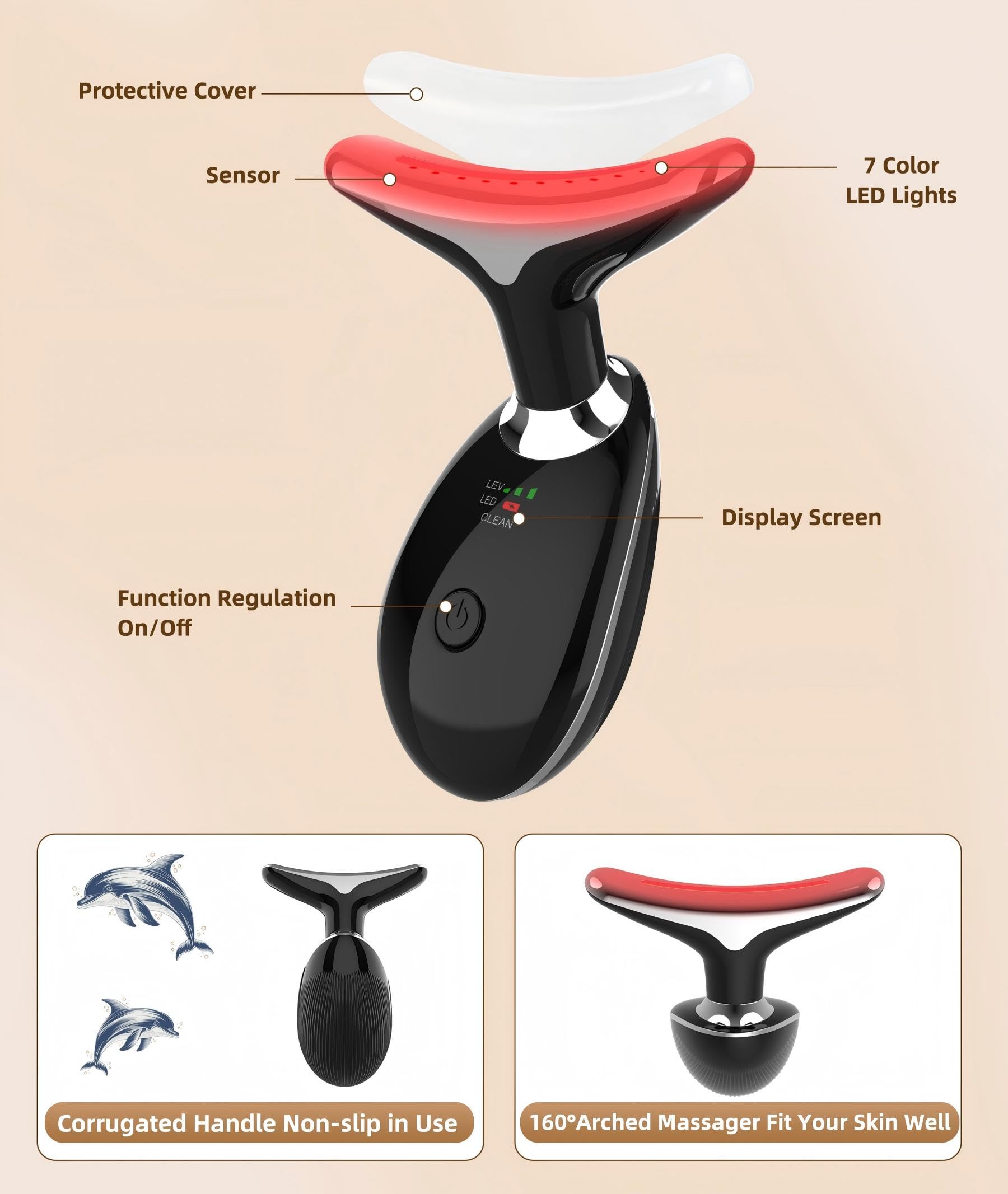 ELISHINE gentle heat and vibration massage for a relaxing session.