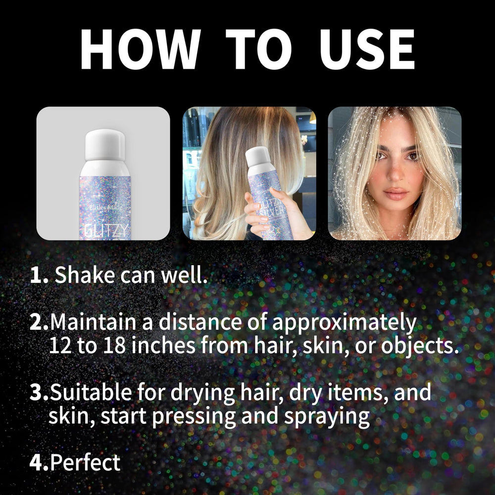 Elitles Made para cabello, aplicación fácil y rápida para looks festivos