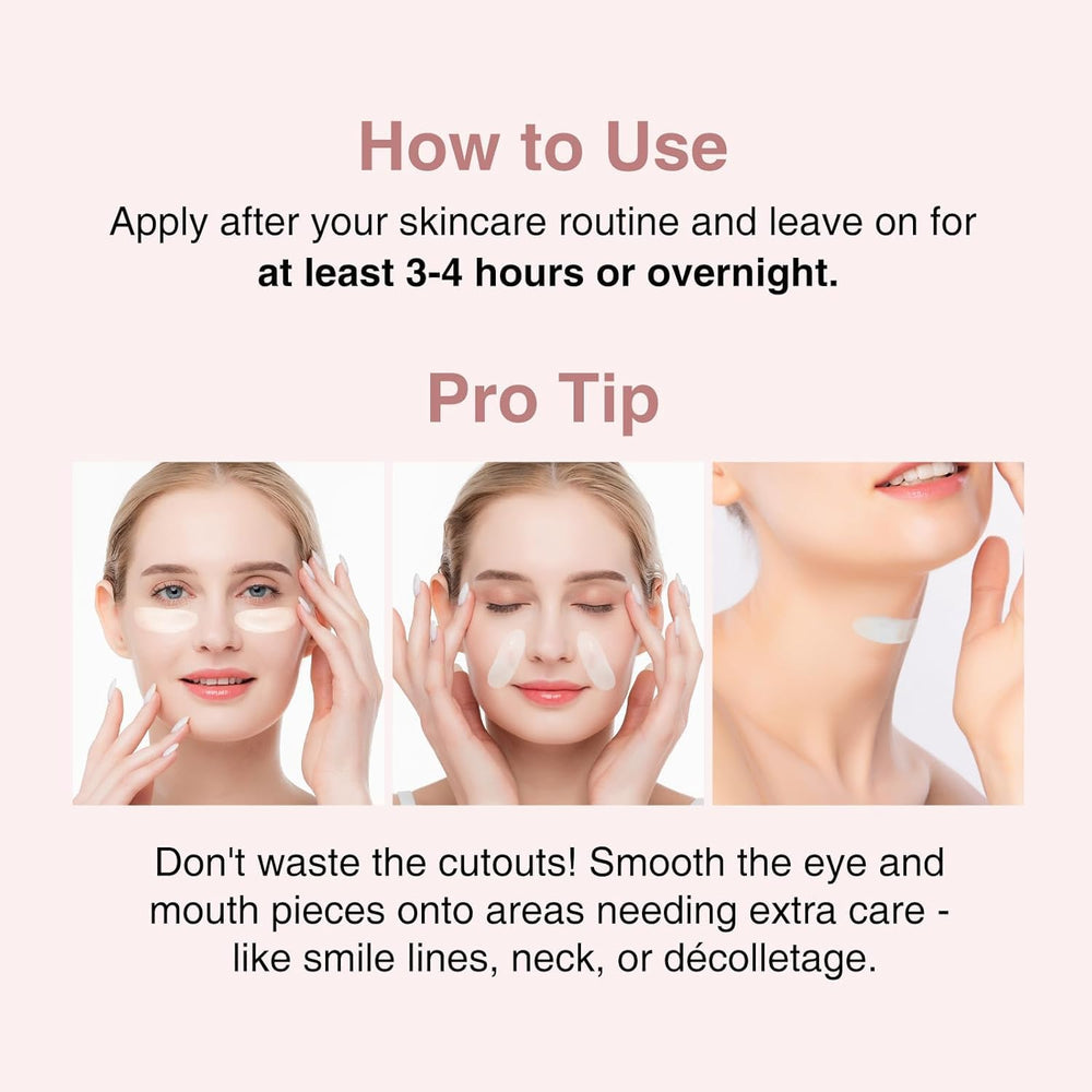 Nighttime routine with Elixbloom Bio-Collagen Face Mask applied