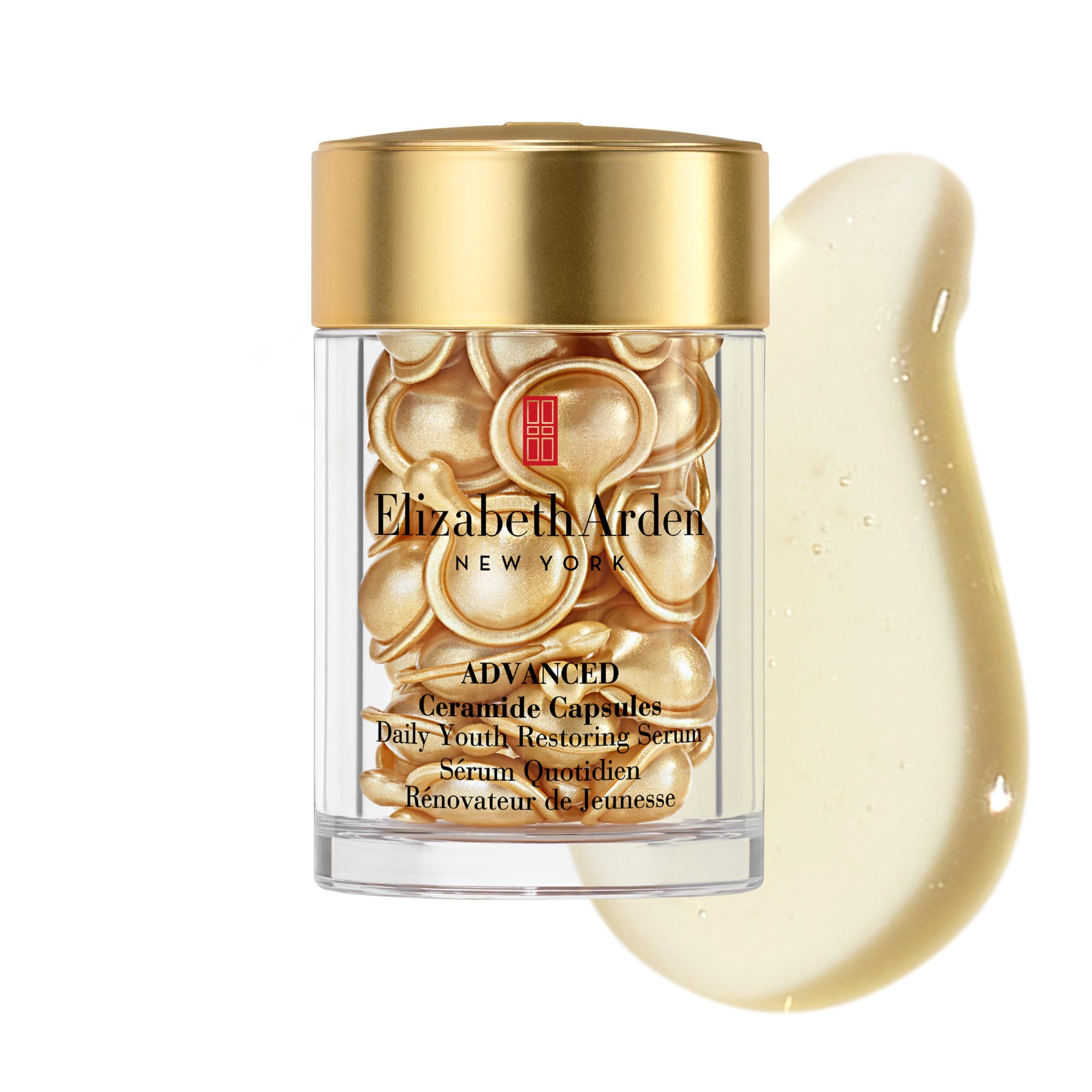 Elizabeth Arden Advanced Ceramide Serum Capsules twist and apply action for precise dosing.