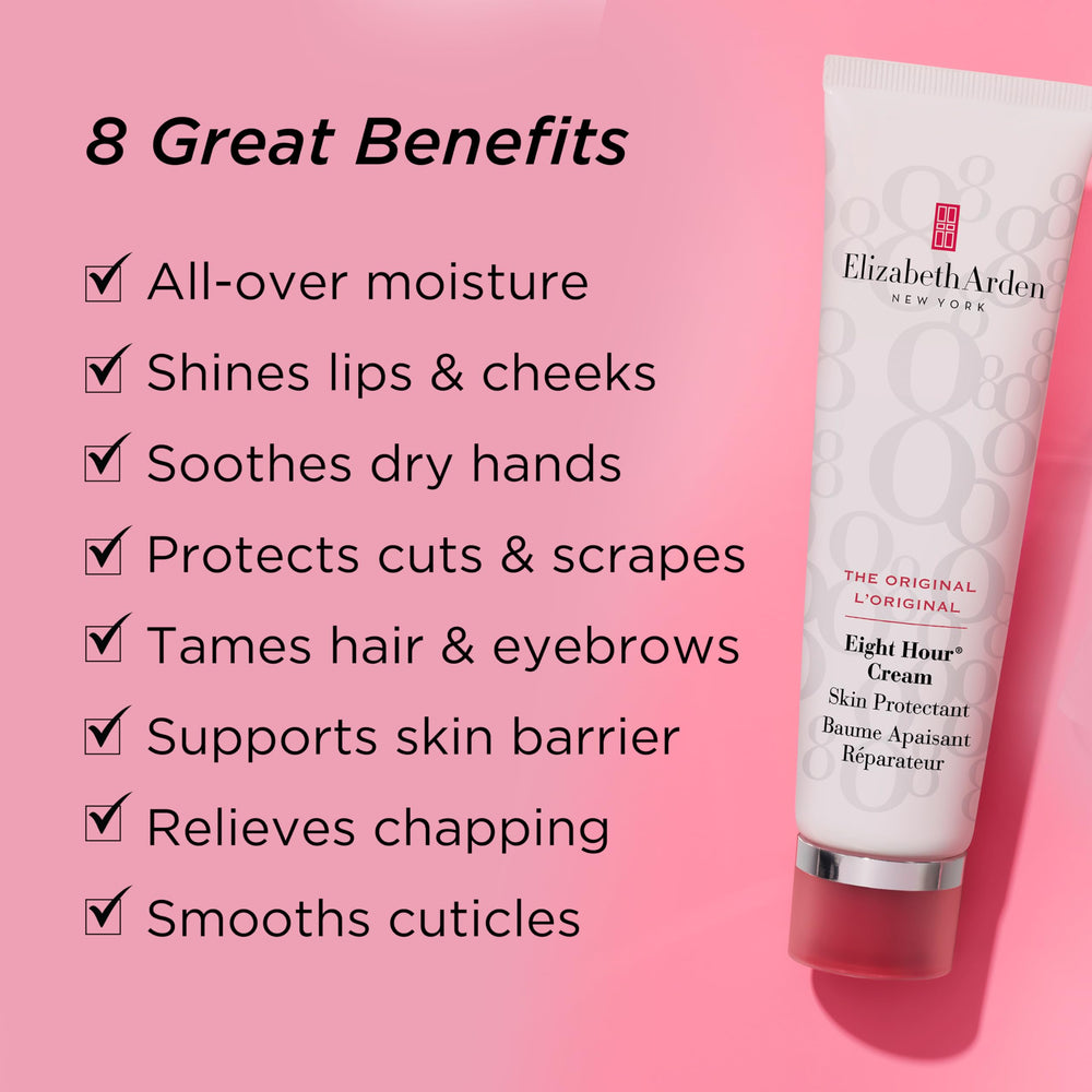 Elizabeth Arden Eight Hour Cream on cracked heels softening skin