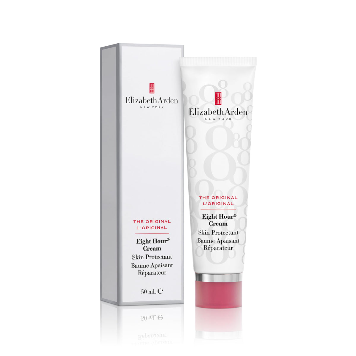 Elizabeth Arden Eight Hour Cream jar label, all-purpose skin balm