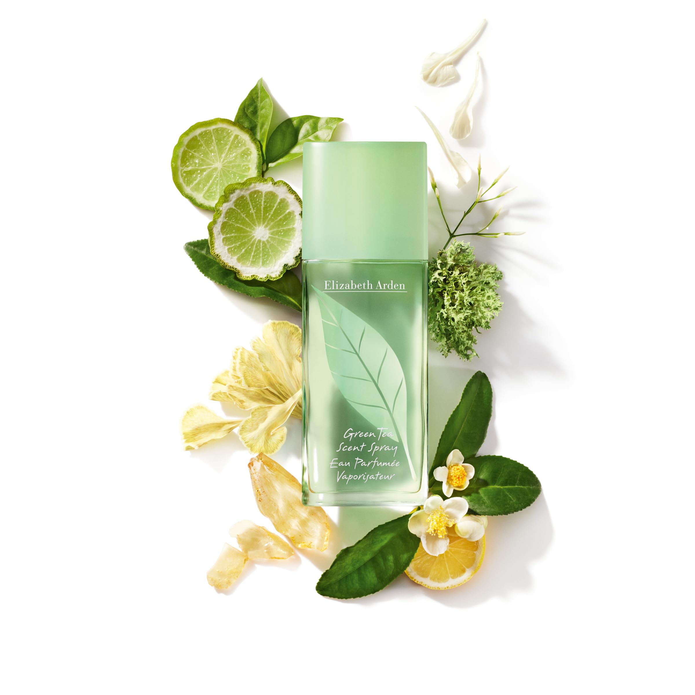Elizabeth Arden Green Tea bottle cap details signal premium finish.