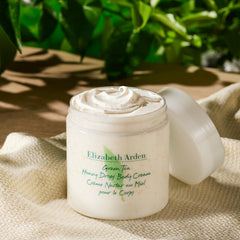 Elizabeth Arden Green Tea Honey Drops Body Cream applied to arm for smooth, hydrated skin.