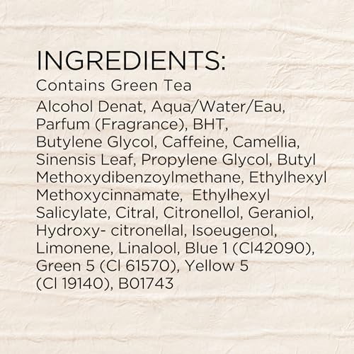 Elizabeth Arden Green Tea oakmoss base creates a balanced, enduring finish.