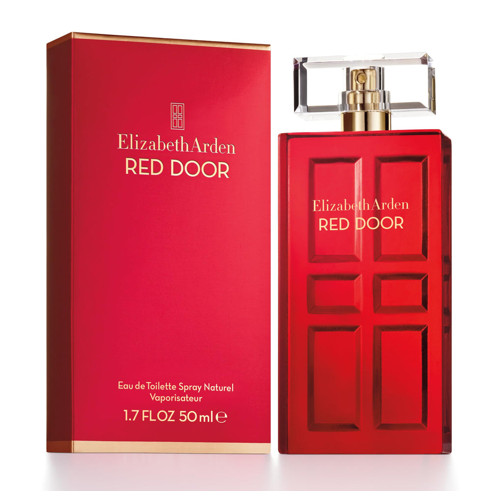 Elizabeth Arden Red Door bottle front gloss for elegant evenings