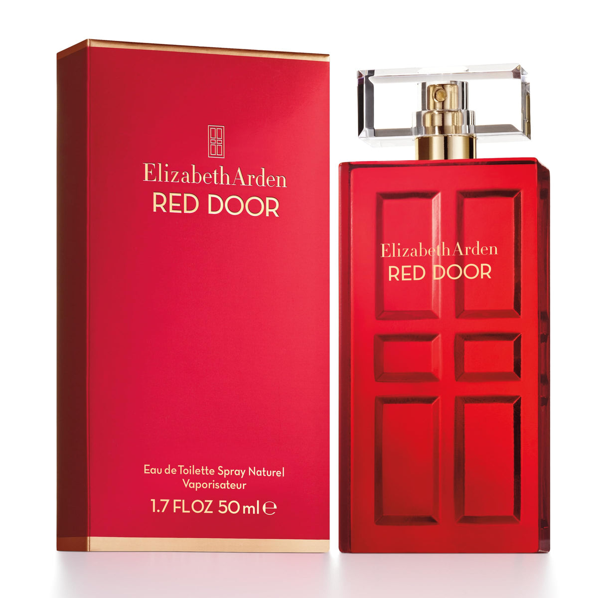 Elizabeth Arden Red Door bottle front gloss for elegant evenings