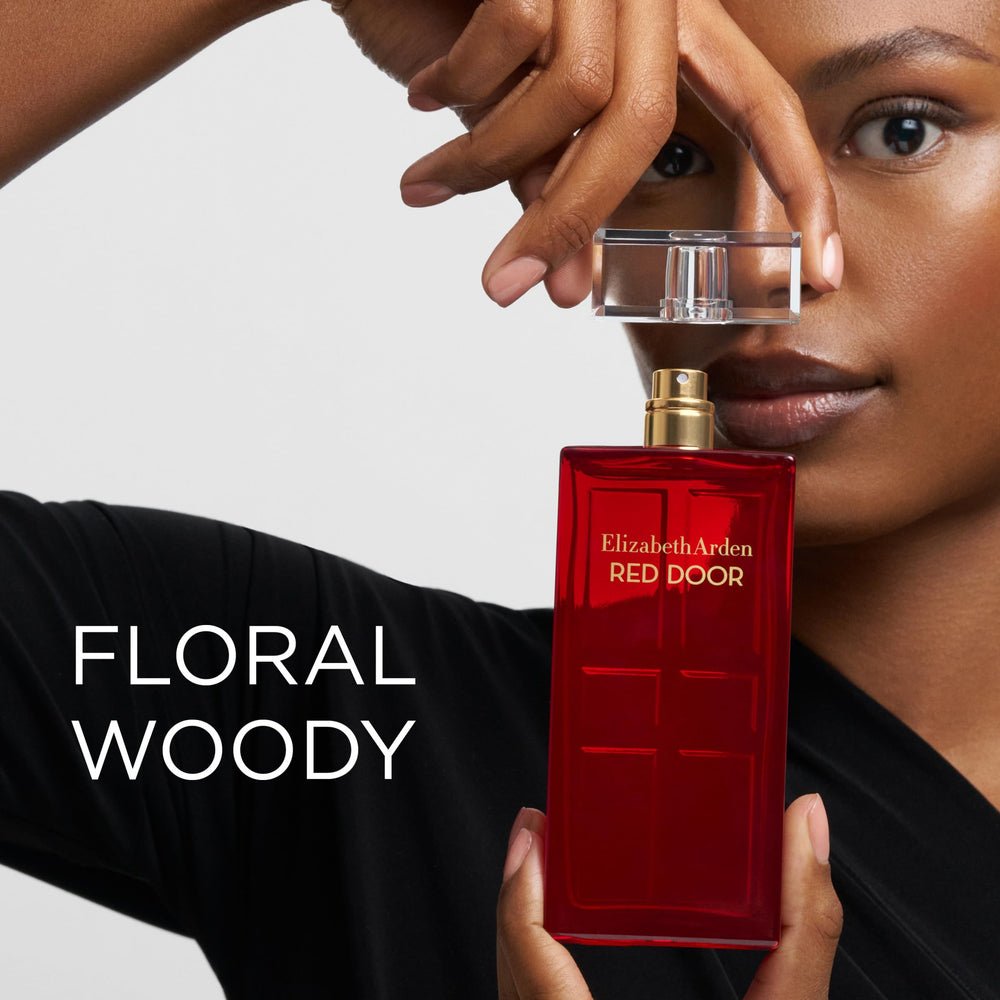 Elizabeth Arden Red Door packaging glamour on display