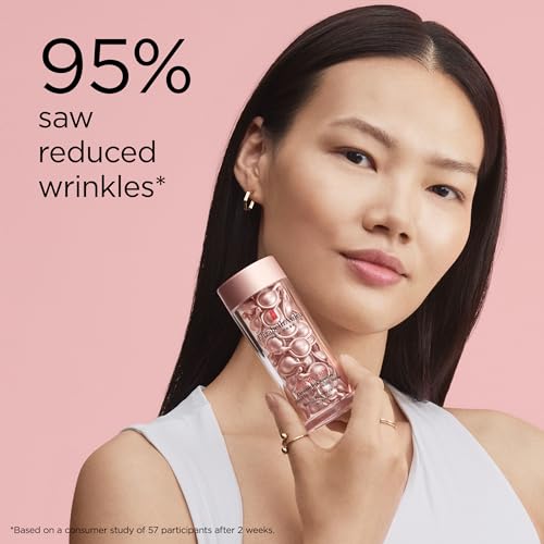 Illustration hints at peptides boosting density in Elizabeth Arden formula.