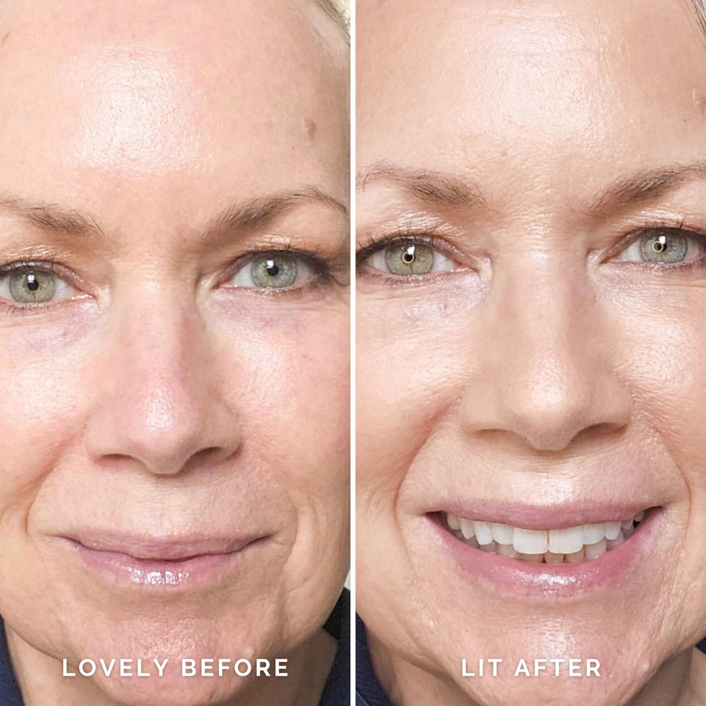 Elizabeth Mott Thank Me Later acabado luminoso ligero que hidrata sin grasa