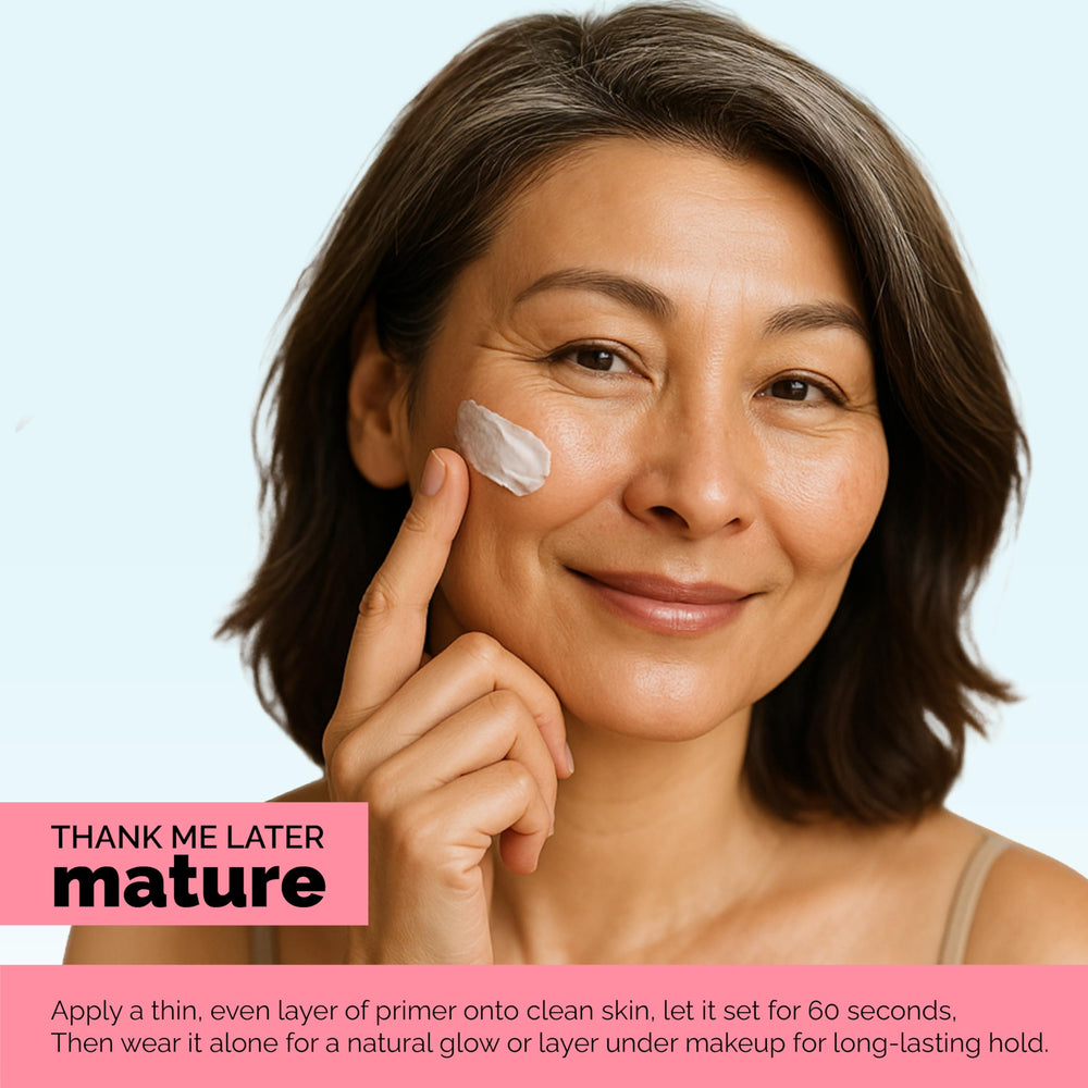 Elizabeth Mott Thank Me Later: ideal para rutina diaria, fija maquillaje con suavidad.