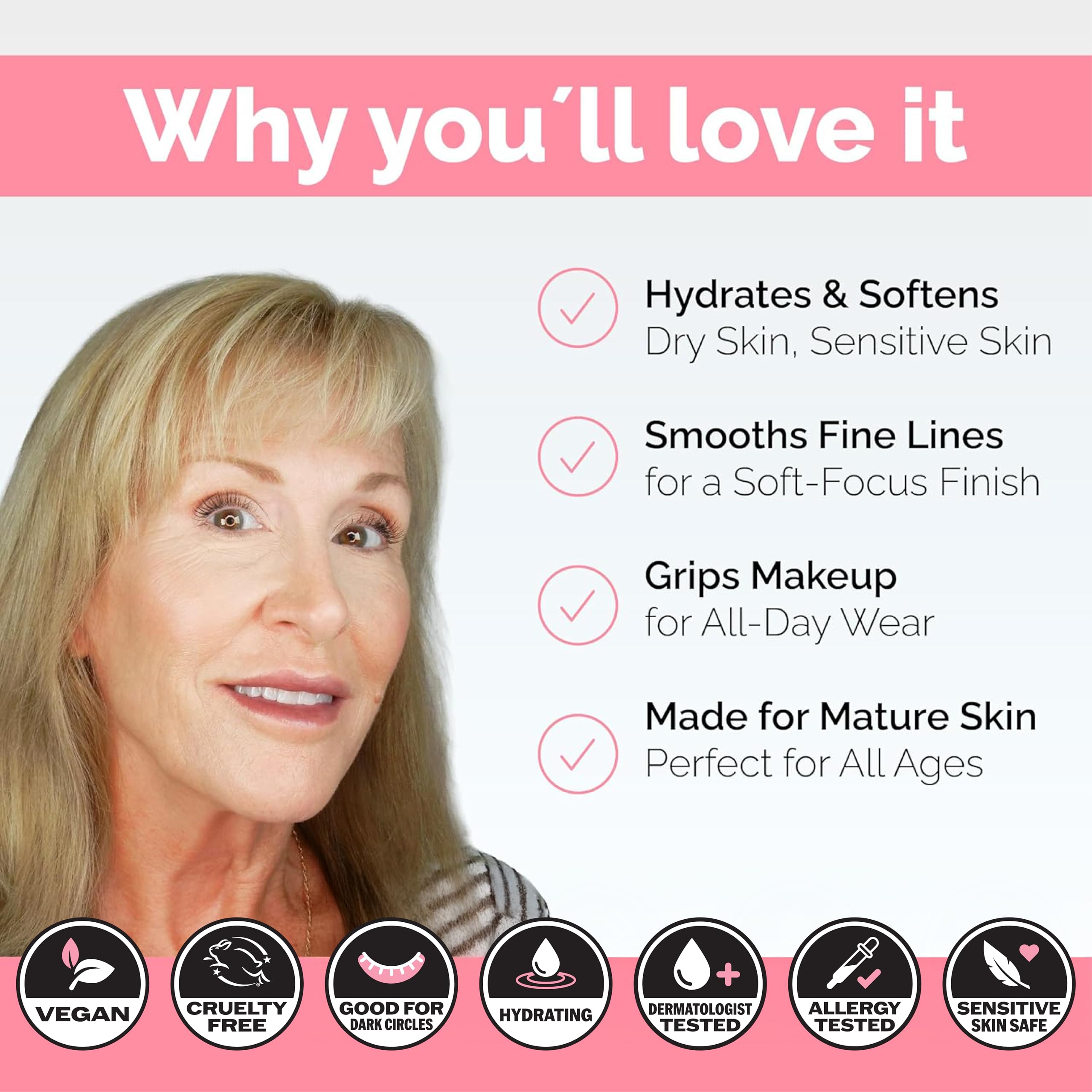 Elizabeth Mott Thank Me Later: brillo natural para un aspecto radiante.
