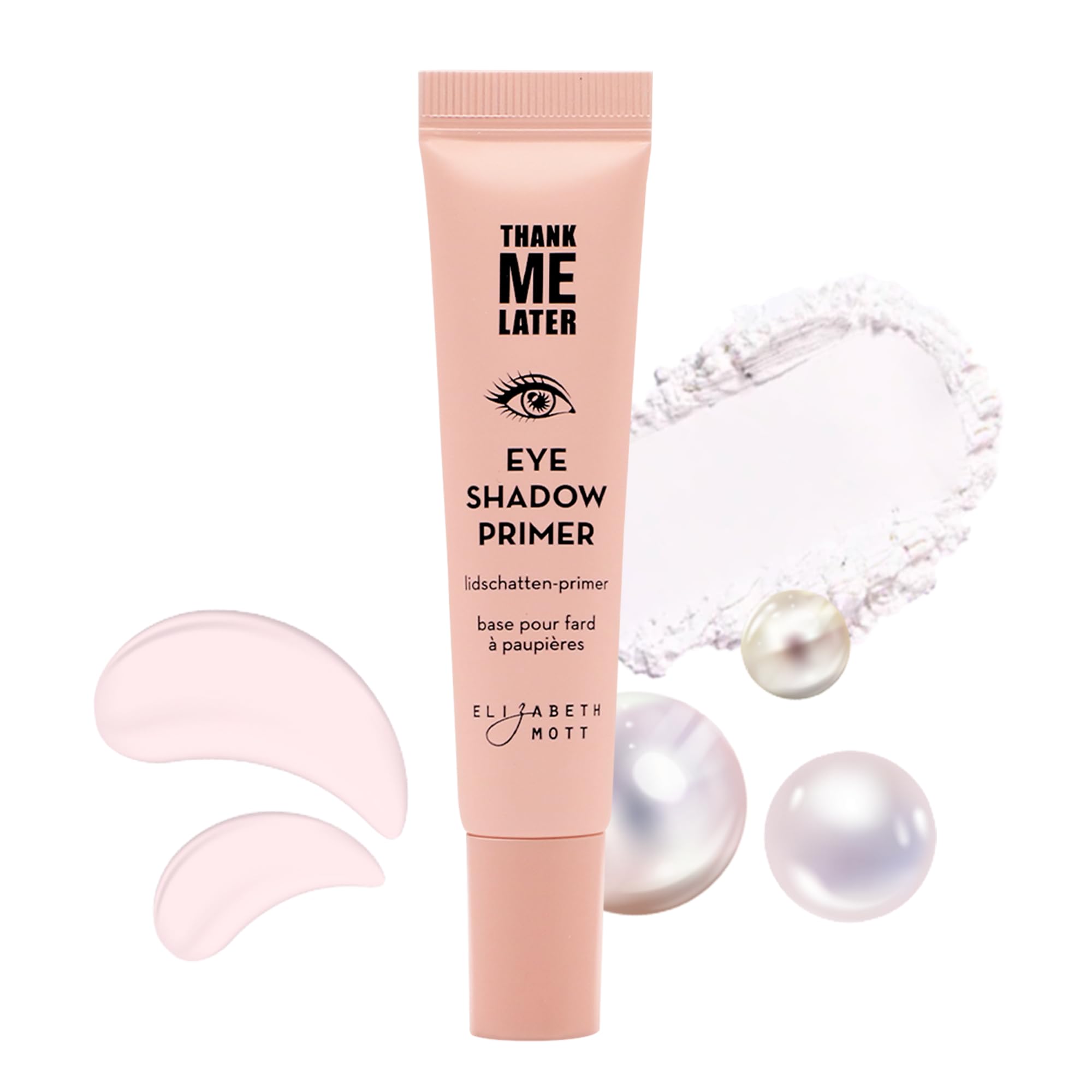 Elizabeth Mott Thank Me Later: primer para ojos en bote que prepara la piel para sombras duraderas.
