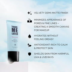 Elizabeth Mott Thank Me Later primer con efecto demi-matte para piel natural