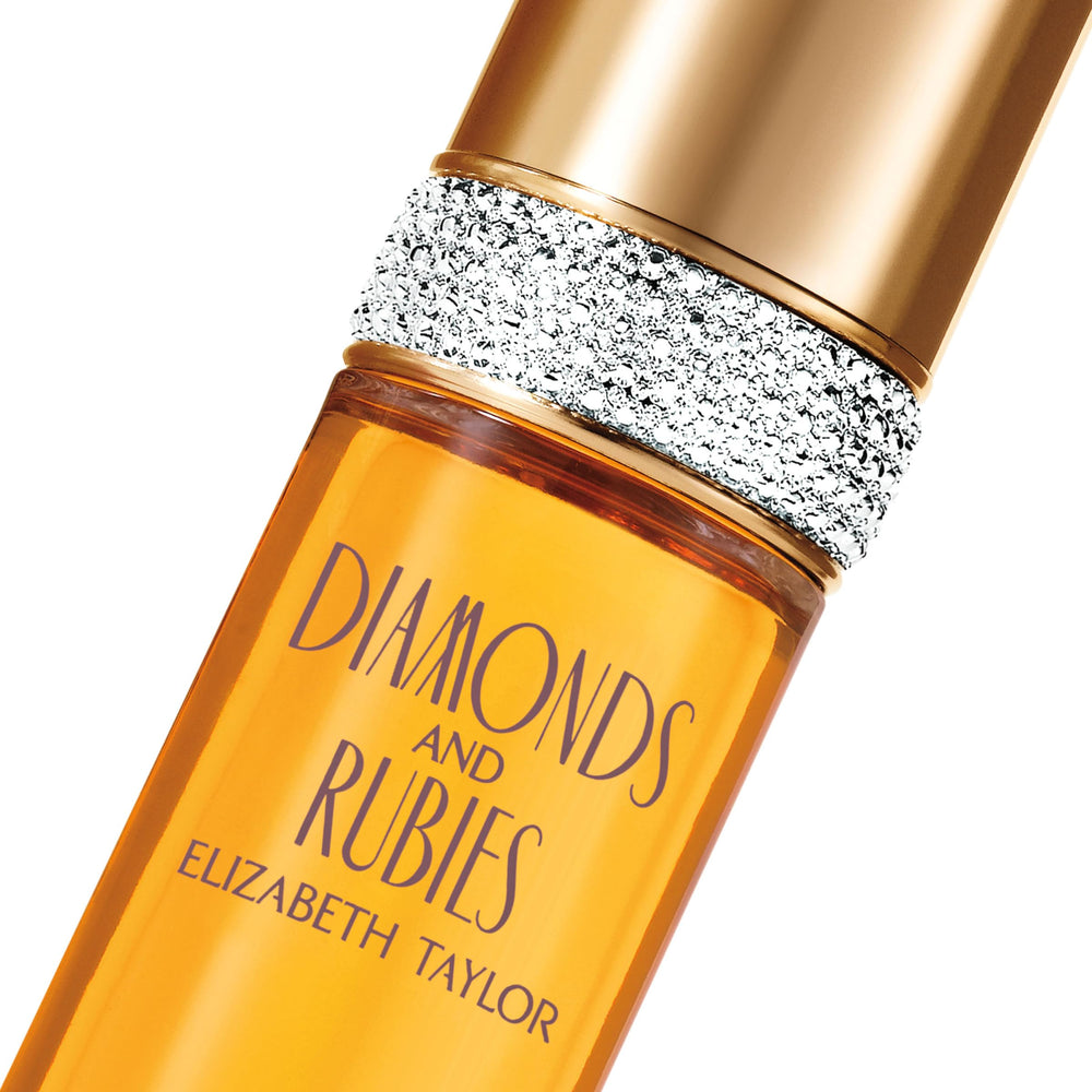 Elizabeth Taylor Diamonds and Rubies cap closeup with refined luxury detail