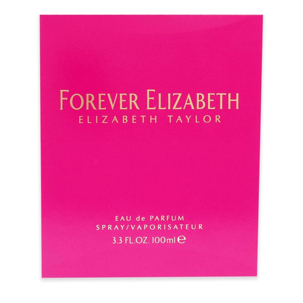 Elizabeth Taylor Forever Elizabeth packaging box with luxe presentation for gifting.
