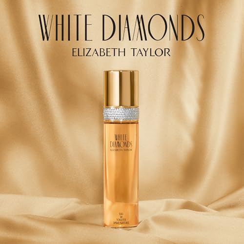 Elizabeth Taylor White Diamonds staged day-to-night usage scene