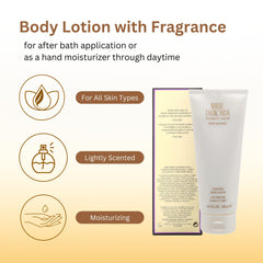 Envase elegante de la loción corporal White Diamonds