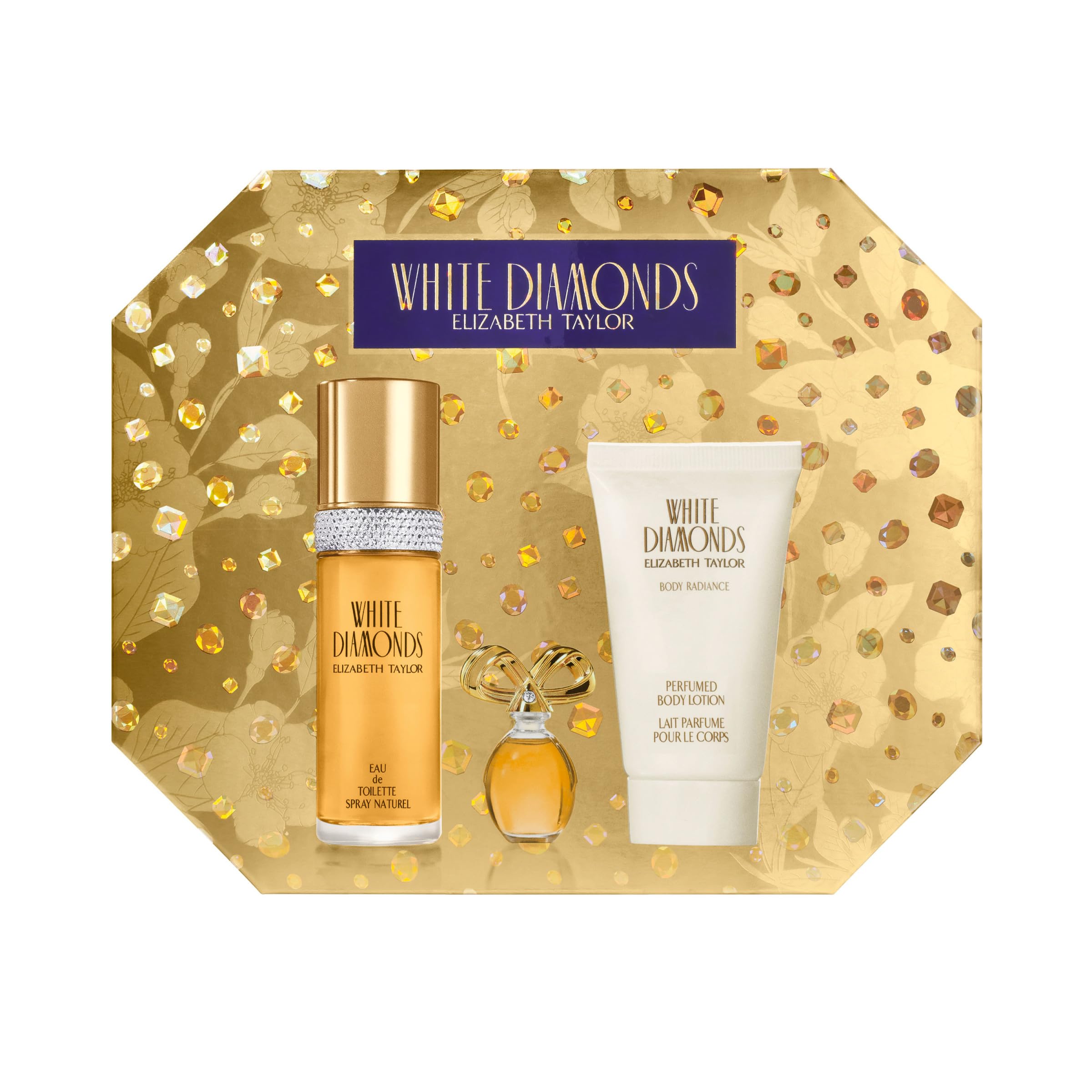 Elizabeth Taylor White Diamonds mini EDP for portable luxury on the go.