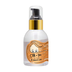 Elizavecca CER-100: bote de aceite para cabello, aporta suavidad y nutrición.