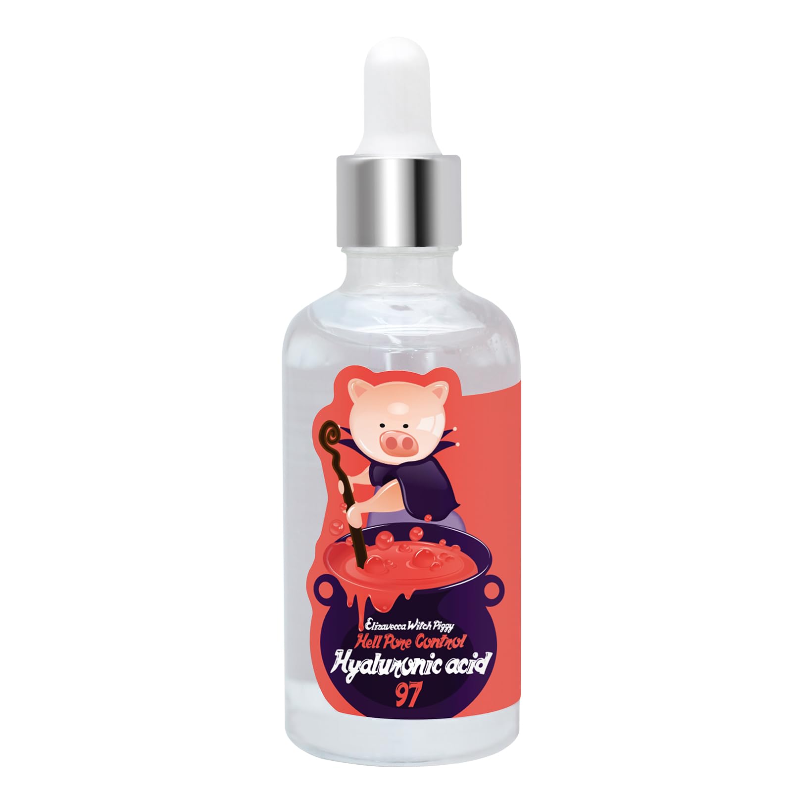 Elizavecca Witch Piggy Hell Pore Serum bottle closeup for pore care