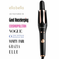 ELLA BELLA ceramic technology protects hair while styling with even heat.