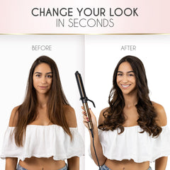 ELLA BELLA curling iron 1.25-inch digital display enables precise temp control