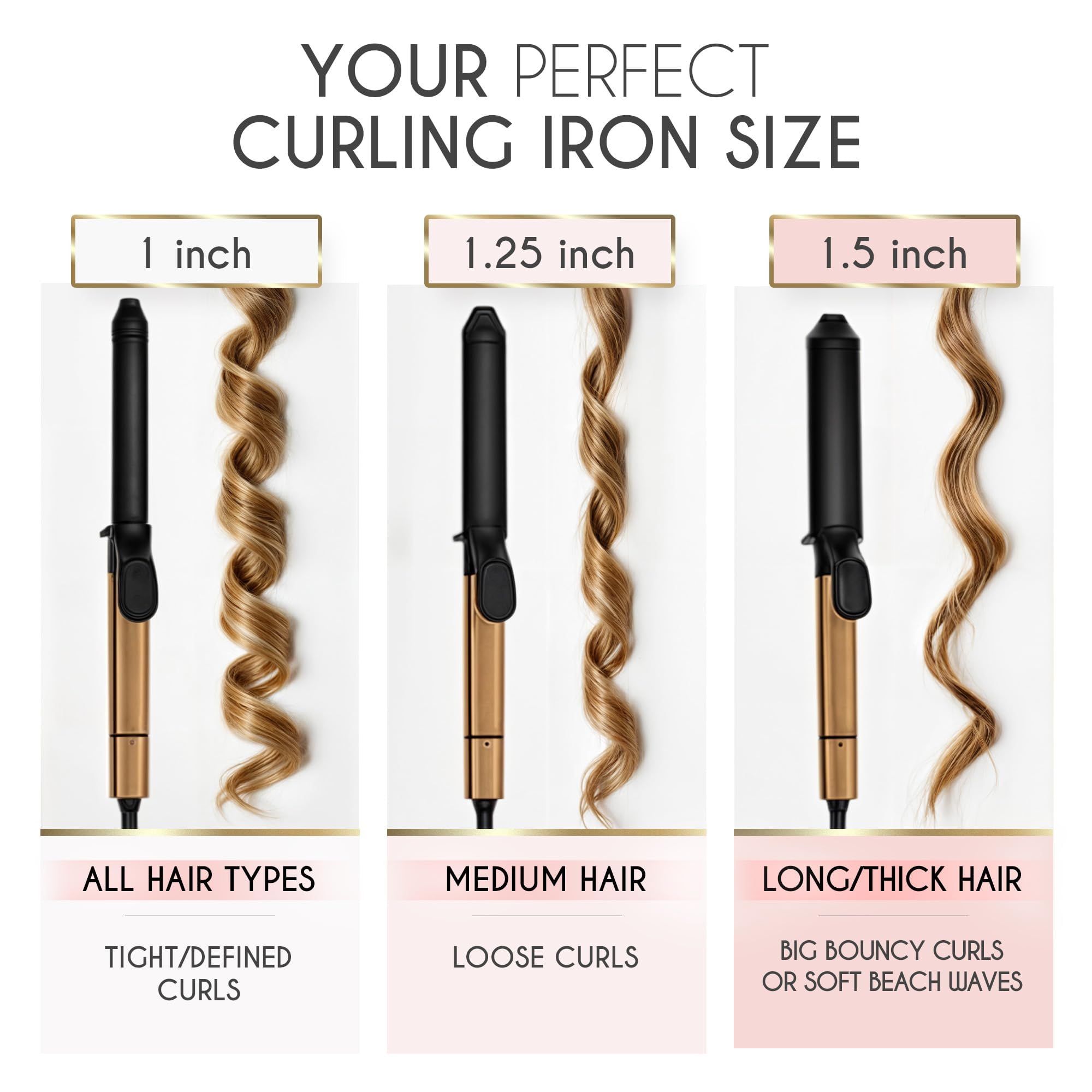 ELLA BELLA Curling Iron brand logo on packaging signals trusted styling.