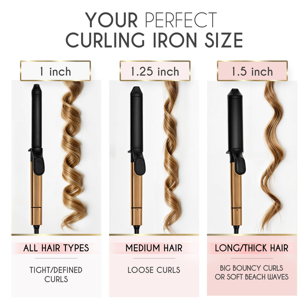 ELLA BELLA Curling Iron brand logo on packaging signals trusted styling.