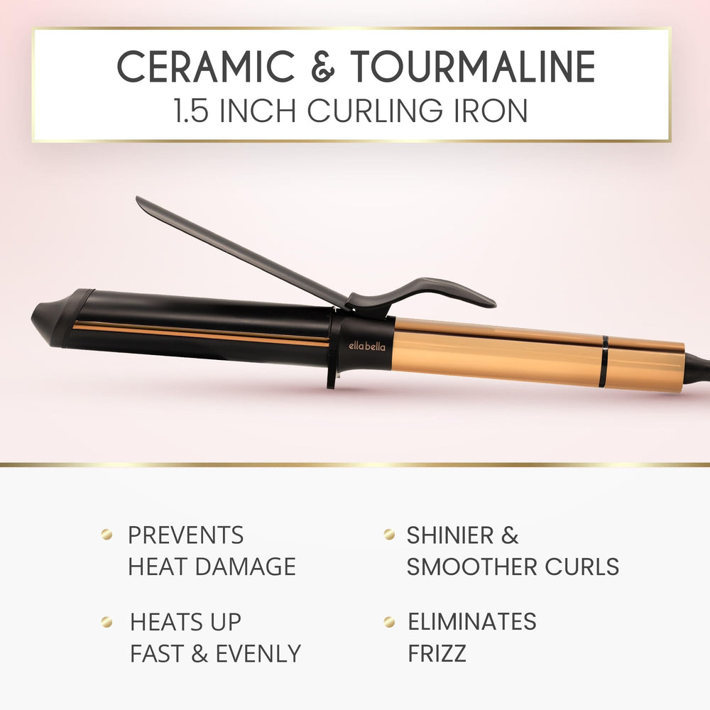 ELLA BELLA curling iron how-to video inspires versatile looks.