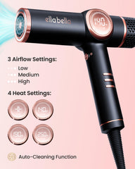 ELLA BELLA dual voltage hair dryer ideal for travel styling