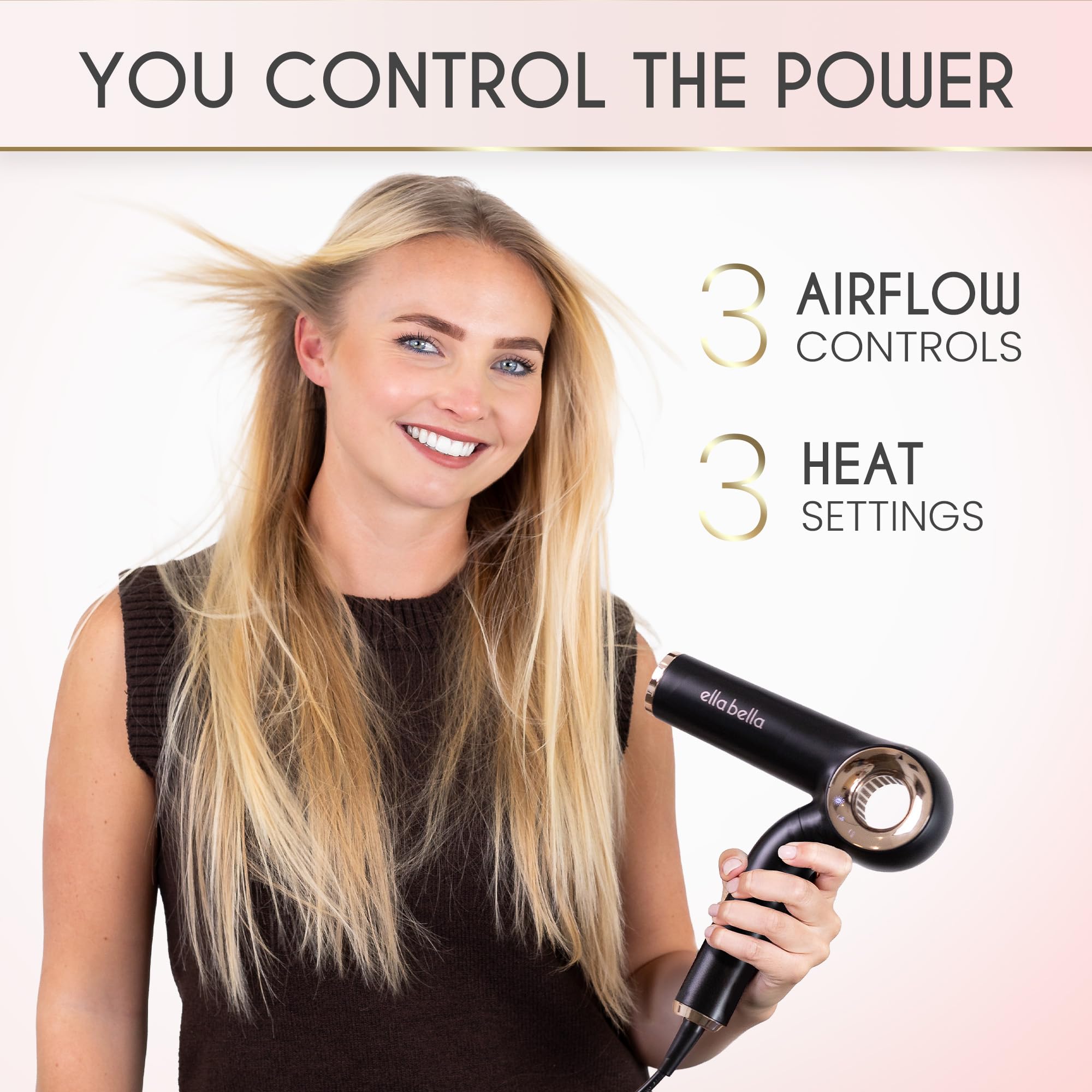 ELLA BELLA rapid drying speeds help save time without compromising results