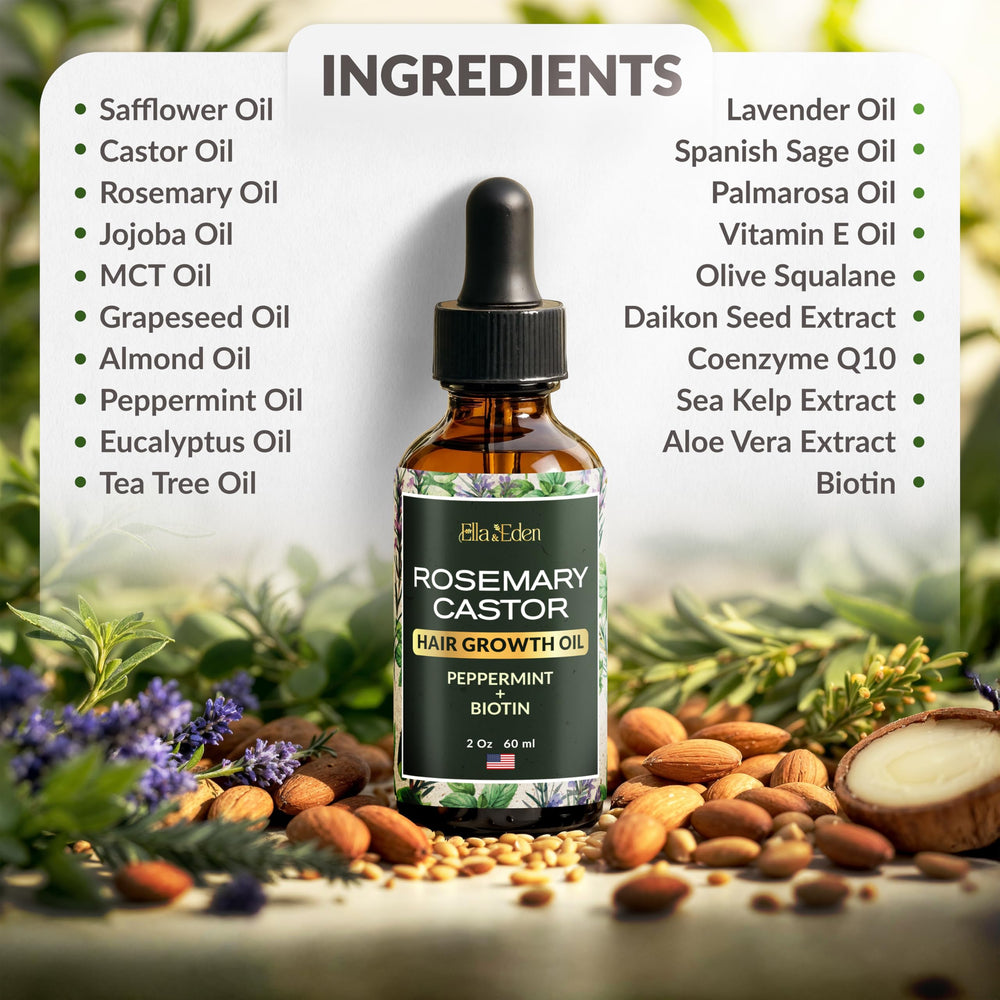 Biotin-enriched Ella & Eden oil nourishes follicles for healthier-looking hair.