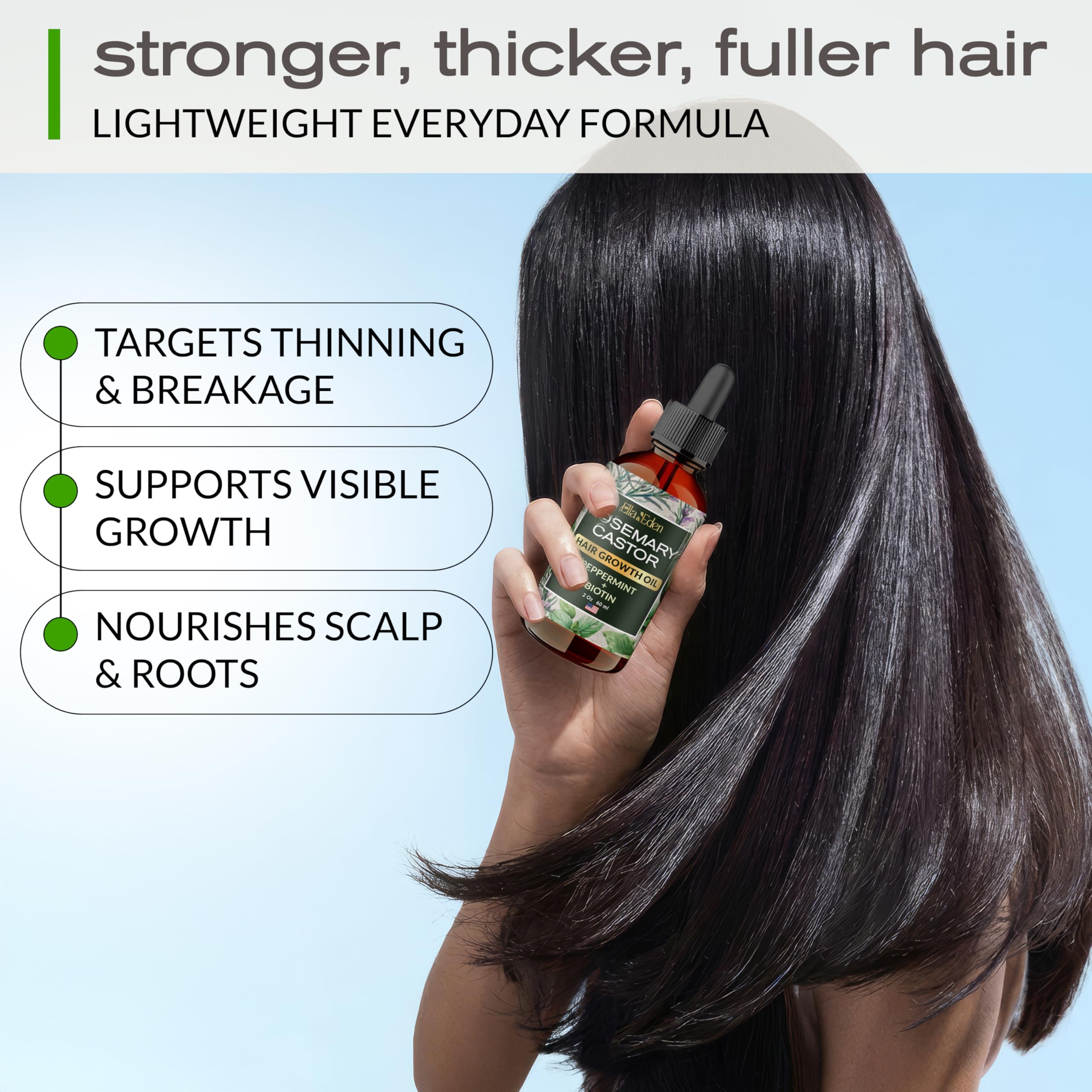 Natural, clean beauty formula from Ella & Eden free from mineral oil and parabens.