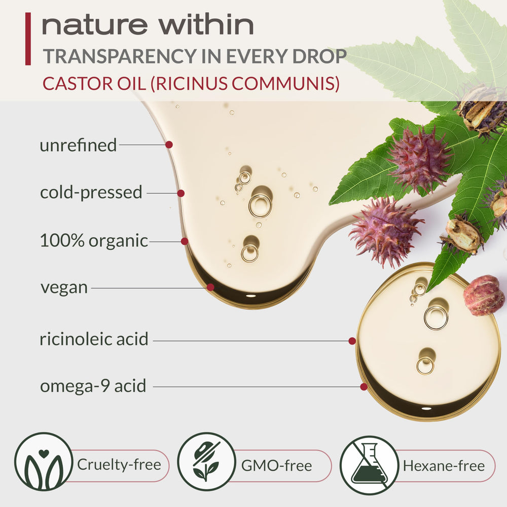 Hair-nourishing treatment with Ella & Eden castor oil for healthier-looking strands.