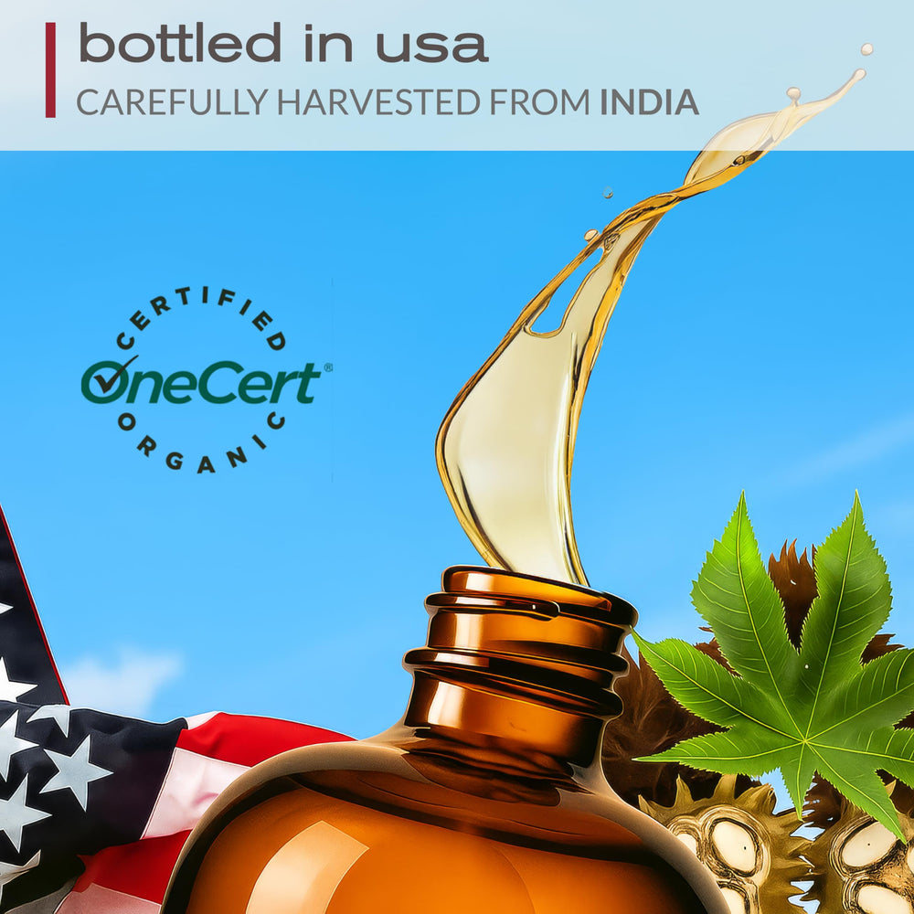 Lash and brow care with Ella & Eden castor oil for natural definition.