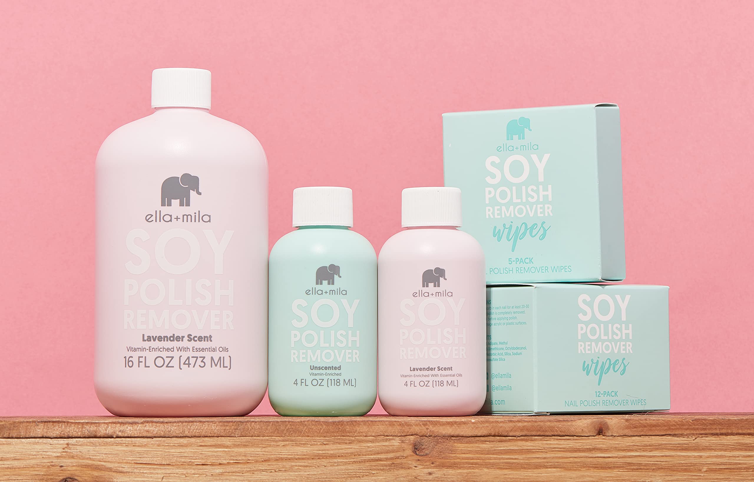 packaging image of the 4 oz bottle from ella+mila shows compact design.
